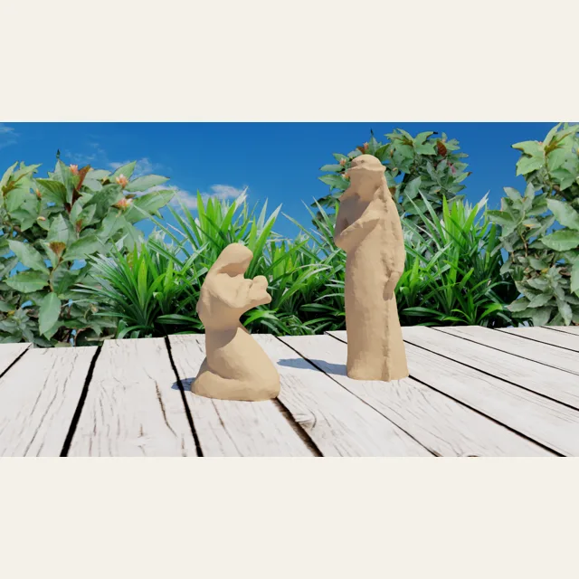 Mary and Joseph Statues
