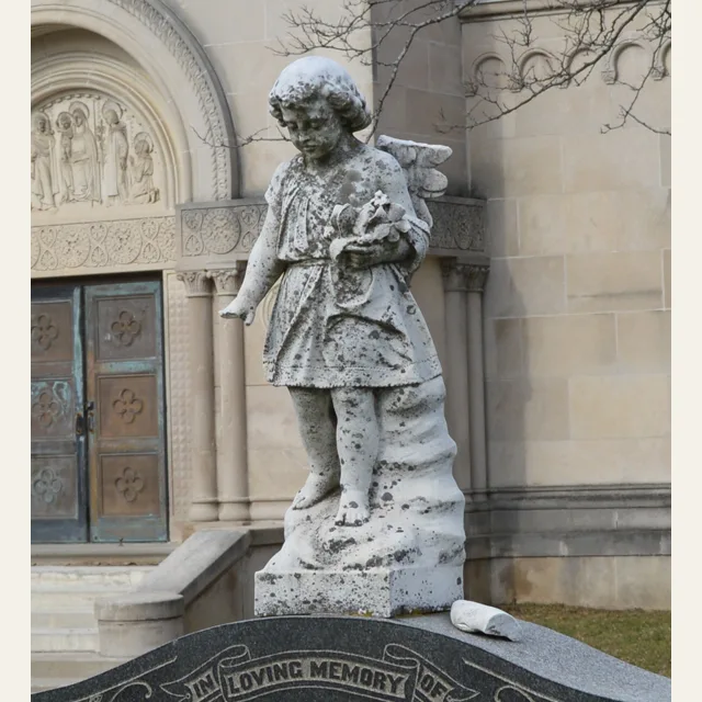 Cherub sculpture