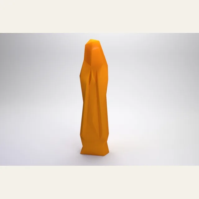 Low Poly Holy Virgin Mary