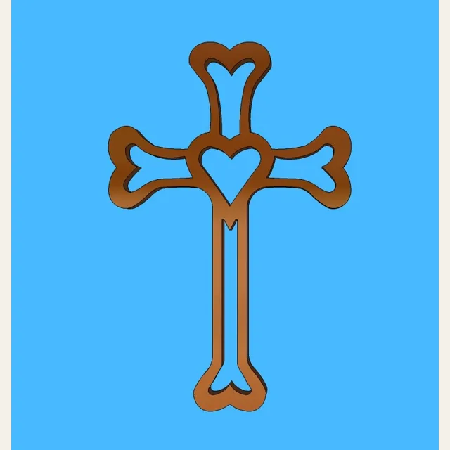 Heart In Cross