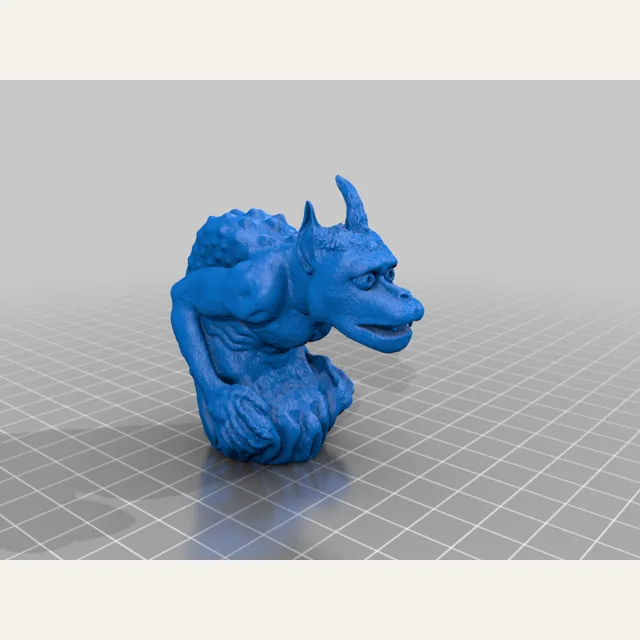 gargoyle inspired by  Cathedral Notre Dame from Paris