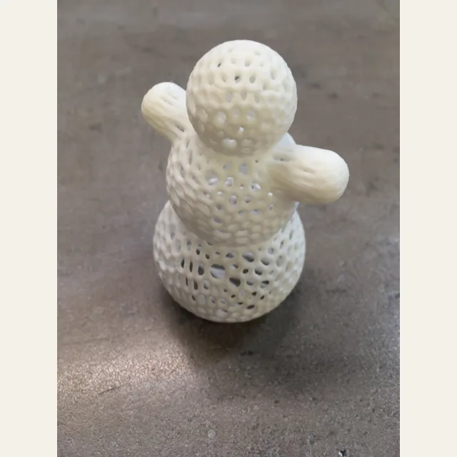 Snowman - Easy Voronoi printing