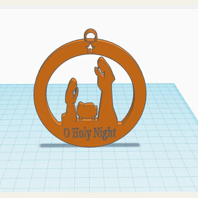 Nativity Scene Tree Ornament