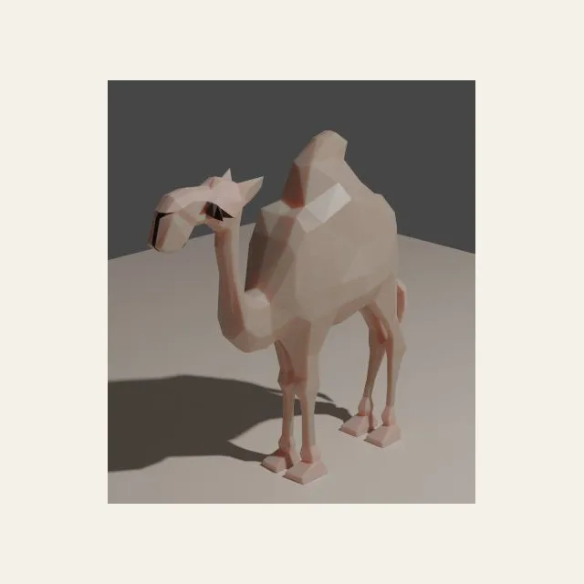 Lowpoly Camel