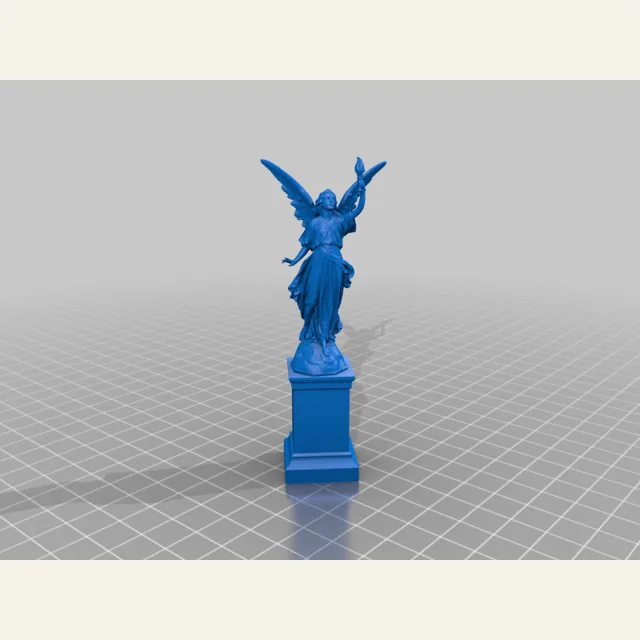 Estatua con fuego (Reparado)