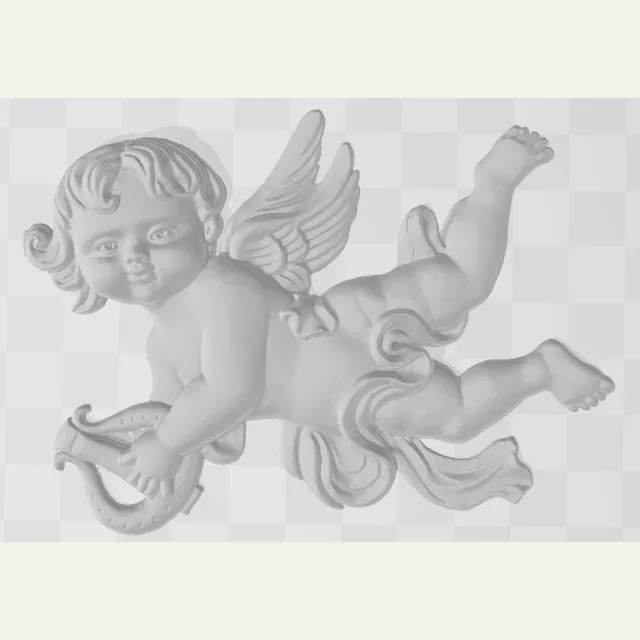 Angel con arpa (Reparado)