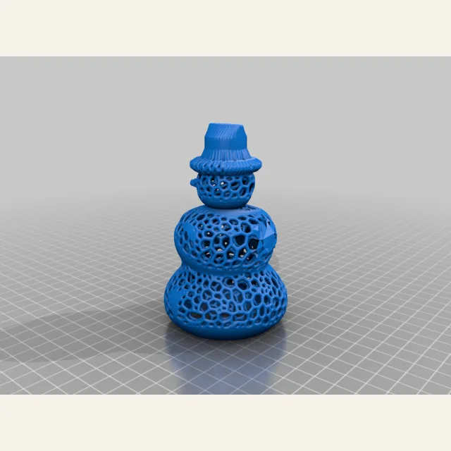 Snowman ornament ( voronoi style)
