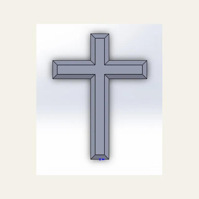Cruz de pared