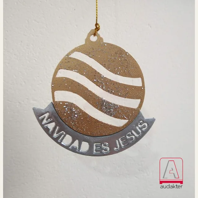 ADORNO NAVIDEÑO - NAVIDAD ES JESUS