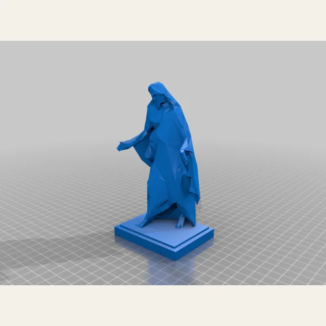 Christus Statue Low Polygon Count