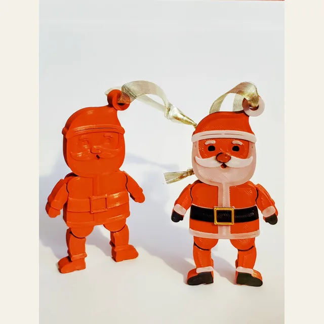 Full Color Santa Christmas Ornament