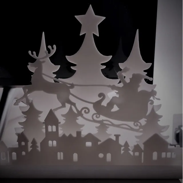 Christmas Santa Scene