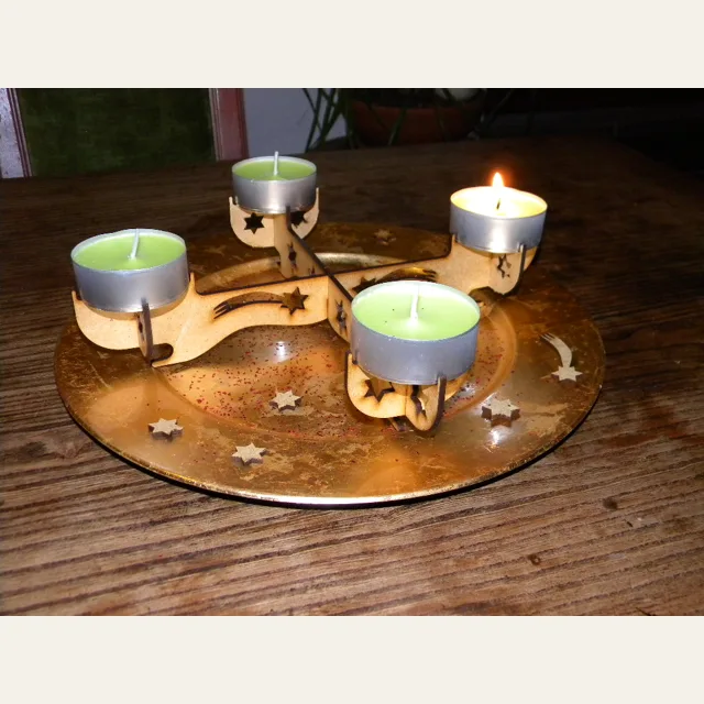 Advent wreath ; Adventskranz; couronne de l'Avent