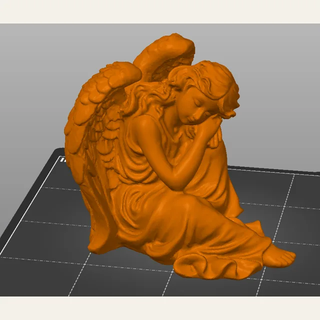Sitting Angel Statue