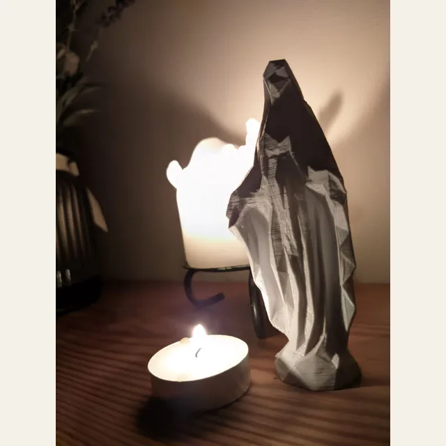 Virgin Mary Figurine [ Low-Poly ]