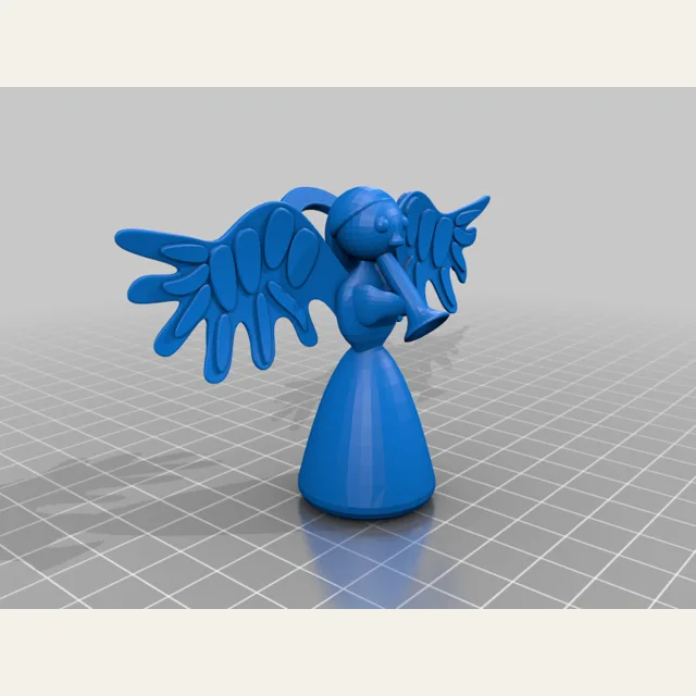 Angel Blowing Horn Ornament