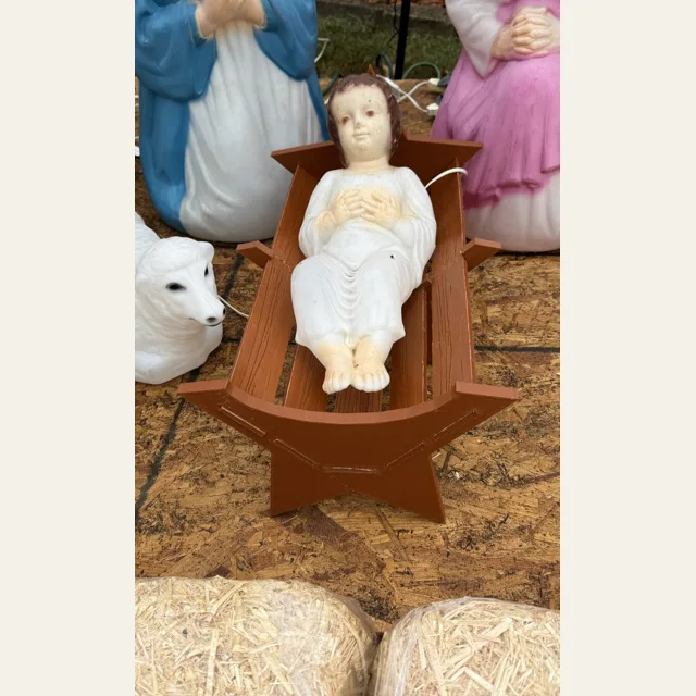 Manger for Blow-mold Nativity