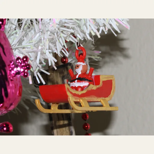 Santa's Sleigh 2023 Ornament