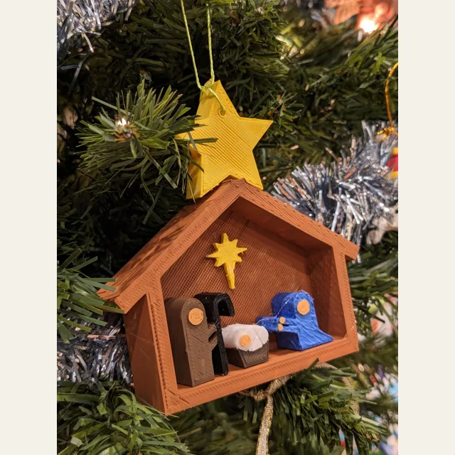 Nativity Christmas Tree Ornament