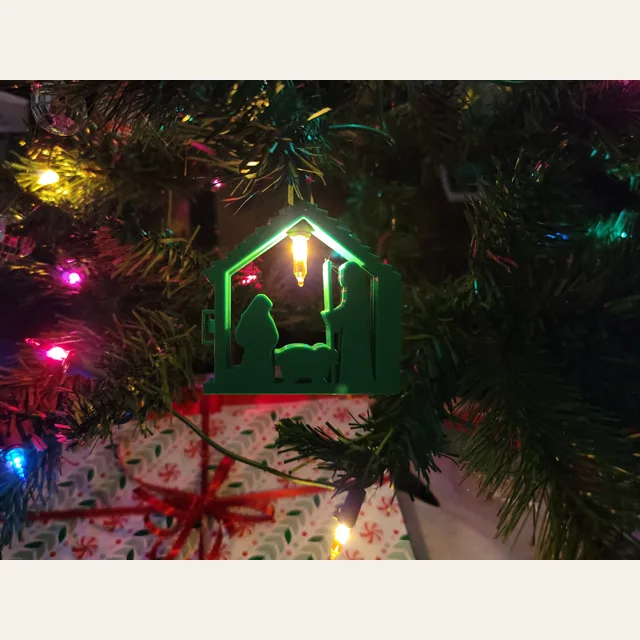 Nativity Light Ornament