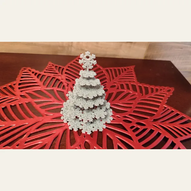 Christmas Tree Nativity Ornament