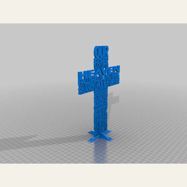 The Lords Prayer Cross