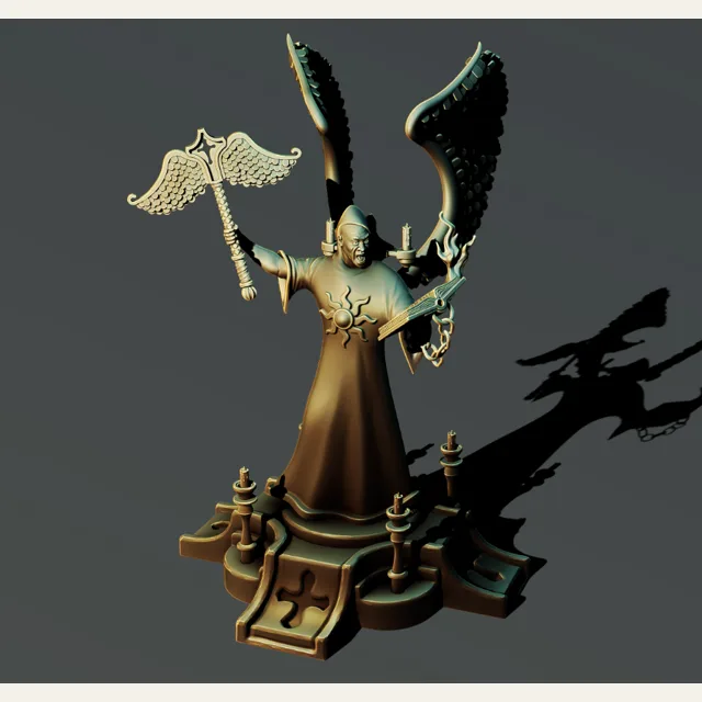 Preacher angel figure