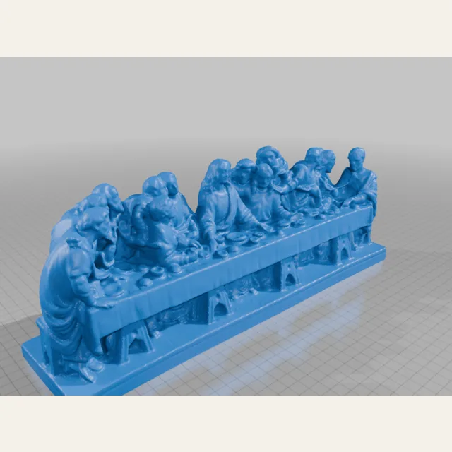 The Last Supper, Jesus and His Disciples, Ditigal Scan