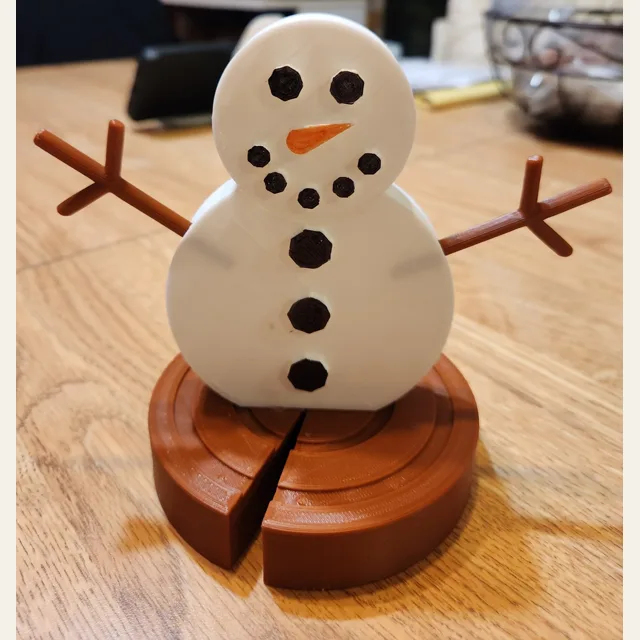 Winter Snowman Decoration