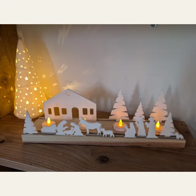 Modern Christmas Crib