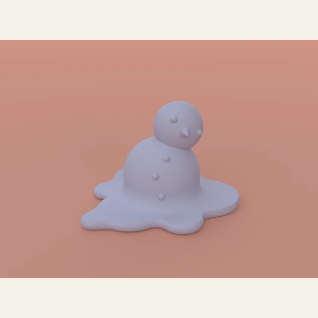 melty snowman!