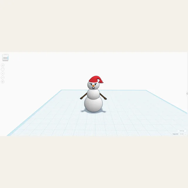 Snowman with hat