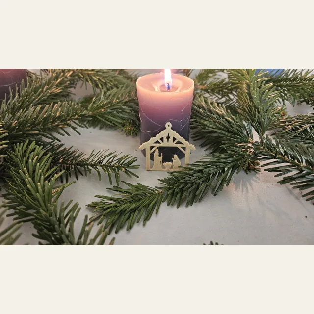 small nativity scene