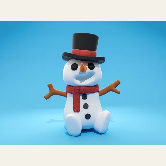 Snowman Figure - Christmas gift