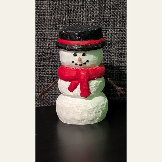 Low Poly Snowman