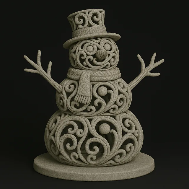 Ornate Snowman