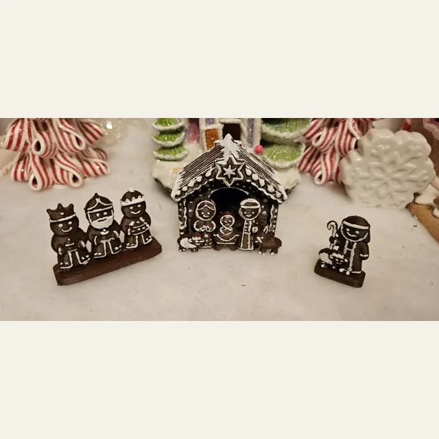 Gingerbread Nativity Scene