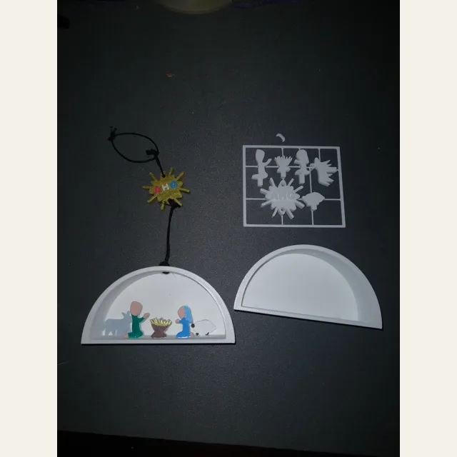 AHG nativity scene ornament