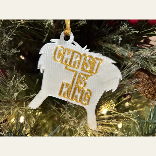 Christ is King Ornament