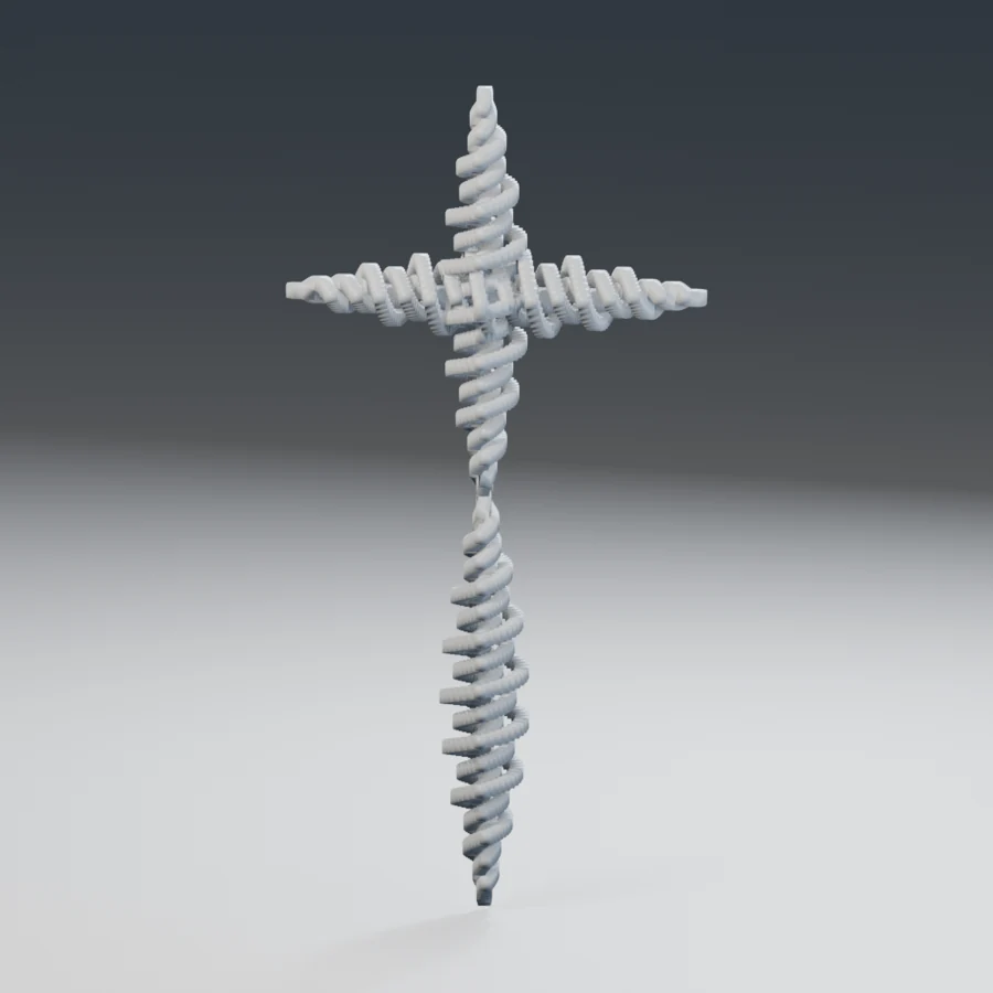 Croix sinusoïdale — Cleric's Cross