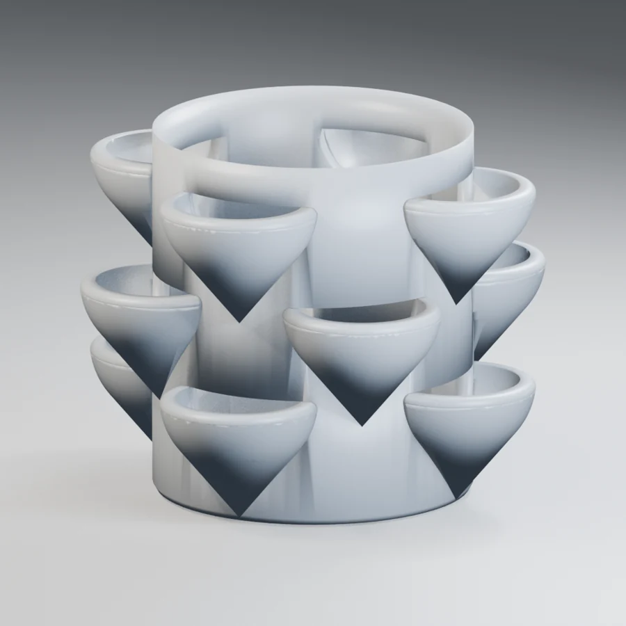 Tonneau-jardinière et base