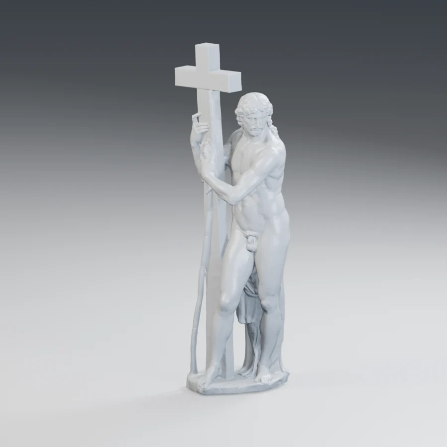 Le Christ ressuscité portant la croix