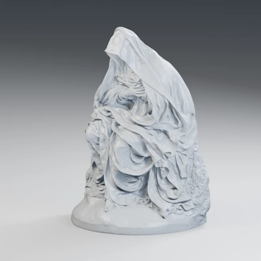 Vierge assise — Mater dolorosa