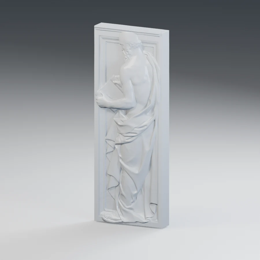 Vieux prophète portant un rouleau — KAS1691