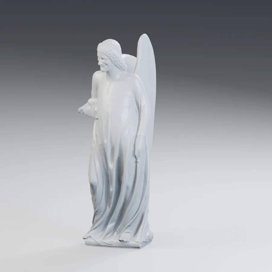 Ange avec colombe — Gabriel présumé
