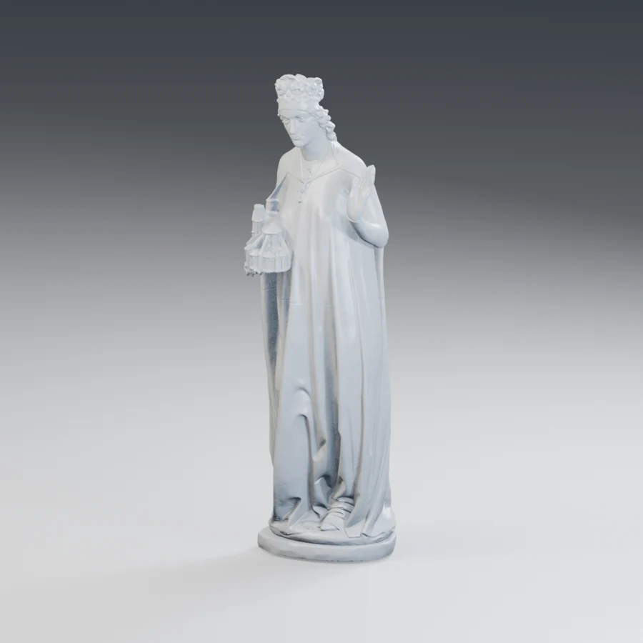 Impératrice Cunégonde portant une maquette d'église