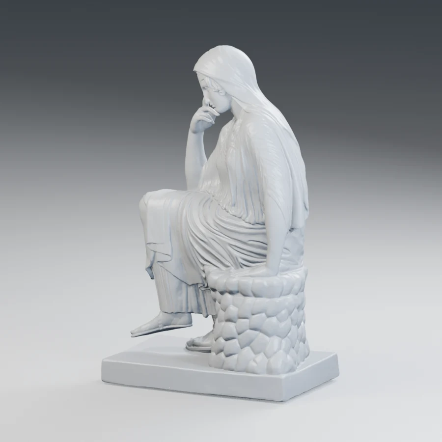 Pénélope assise