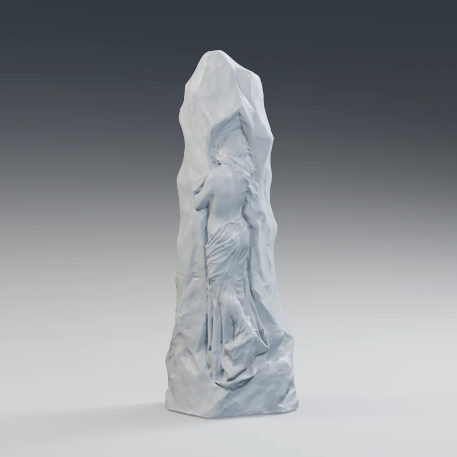 Femme en deuil — monument à Signe Tegner
