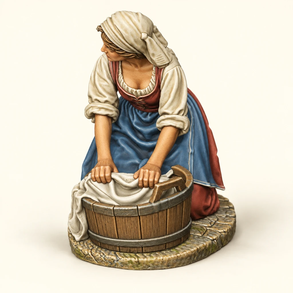 Lavandière — Idée de peinture