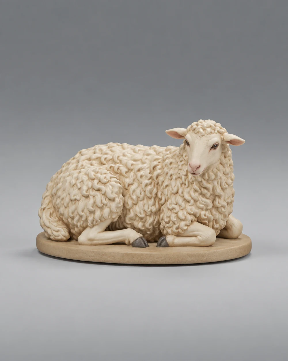 Mouton couché — Idée de peinture